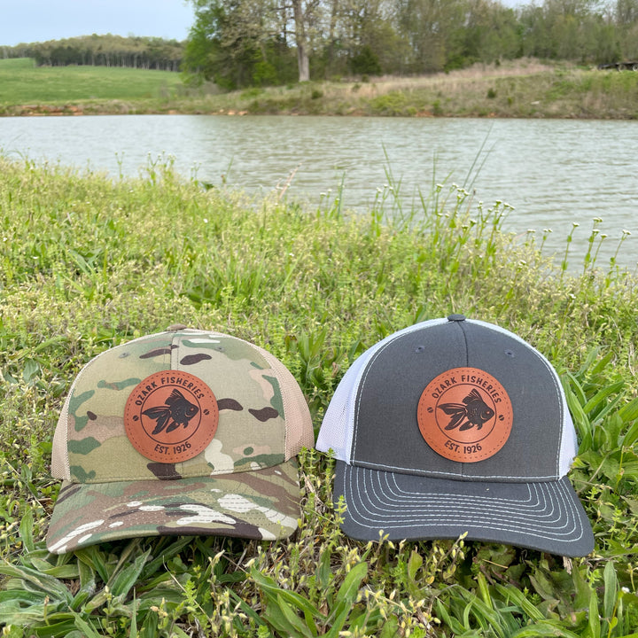 Ozark Fisheries Hat with Leather Patch