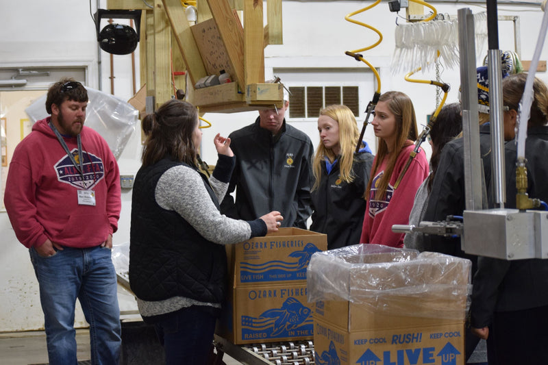Ozark Fisheries FFA Fish Farm Tours